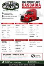 2023 Freightliner Cascadia Sleeper | 455 HP Detroit | DT12 Automatic | 492K Miles - Image 26