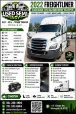 2022 Freightliner Cascadia 126 Raised Roof Sleeper - Image 18